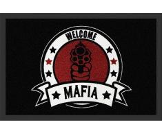 Rockbites Design 1012501510 Fußmatte, Polyamid, Schwarz, 40 x 60 cm, 1 Einheiten