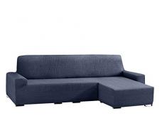 Eysa Aquiles elastisch Sofa überwurf Chaise Longue kurzer arm rechts, frontalsicht, Farbe 03-blau, Polyester-Baumwolle, 43 x 37 x 14 cm