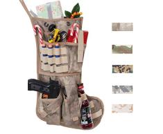 Beyond Your Thoughts 2018 Taktische Weihnachtsstrümpfe mit Molle-Gear Gurtband A-tac-au Camo