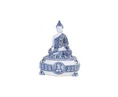 GSC 88239 Buddha-Figur, 12,7 cm, Blau und Weiß