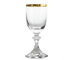 Cristal de Sèvres Margot OR Set Weinglas 9x9x18 cm Gold