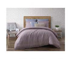 Brooklyn Loom Chambray Loft Schmusetuch, 2-teilig Twin/Twin X-Large Pflaume