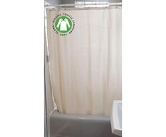 Bean Products Duschvorhang aus Baumwolle – Hanf – Leinen – Bio-Baumwolle – Bad, Badewanne und Stall Größen – kein Futter erforderlich – umweltfreundlich – hergestellt in den USA 54 Stall Only Natürliches biologisches Material