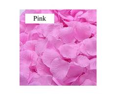 Campsis Künstliche Rosenblätter aus Seide, für romantische Hochzeit, Tischdekoration, 1000 Stück Free Size Rose