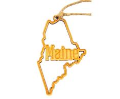 Westman Works Maine Wood Weihnachtskarte aus Holz, in Geschenkbox, 7,6 cm