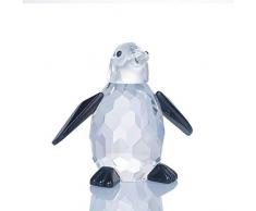 LONGWIN Longgin Crytal niedliche Tierfiguren aus Glas zum Sammeln Schreibtisch Dekoration Ornamente Geschenk Pinguin