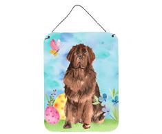 Carolines Treasures Türaufhänger Ostereier Neufundländer, Mehrfarbig