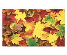 Lunarable Pop Art Fußmatte, Pop Art Weinflaschen, Gläser Bar Party Happy Hour Motto Retro Design Dekorative Polyester Fußmatte Rutschfeste Unterseite Weiß Rosa Blau Grün 30 W by 18 L Multi 14