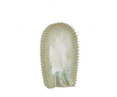 Sagebrook Home 13430-02 Vase aus Keramik, Seafoam, 8.75 x 3.5 x 15