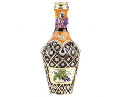 Keren Kopal Verziert Wein Flasche Schmuckkästchen Musikspieluhr Fabergé-Stil mit Swarovski-Kristallen Unique Home Decor