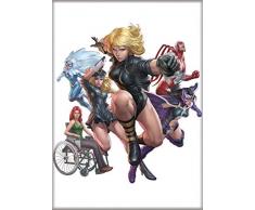 Ata Boy DC Comics artgerm Birds of Prey 6,3 x 8,9 cm Magnet für Kühlschrank und Schließfächer