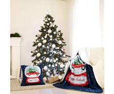 Sara B. Überwurf, Schneekugel, 50 x 60 cm, Mehrfarbig