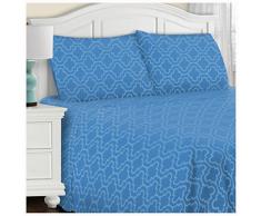 Superior Bettwäsche-Set Modern Full Spalier Hellblau