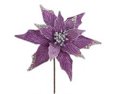 Kurt S. Adler 38,1 cm Lavendel und Silber Weihnachtsstern, Mehrfarbig