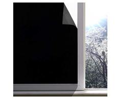 Jahoot Fensterfolie, verdunkelnd 35.4x196.8 Inches Matte Black