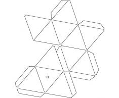 Sizzix Bigz Stanzschablone-Geometrische Girlande von Katelyn Lizardi, Stahl/Holz/Plastik, Mehrfarbig, 17.3 x 14 x 1.9 cm