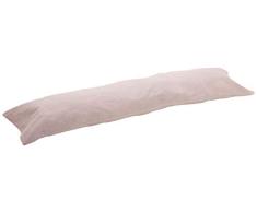 Soleil docre Kissenbezug Nackenrolle, einfarbig, 85 x 185 cm, einfarbig, Grau