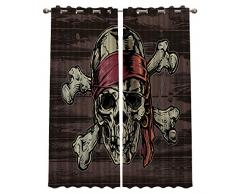 Prime Leader Vorhänge für Wohnzimmer – Kirschblütenmuster Tapeten Verdunkelung Thermoisolierte Fenster Behandlung Vorhänge mit Öse Home Decor 40 by 63 Pirateair3048