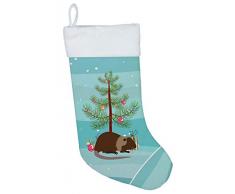 Carolines Treasures Coypu Nutria River Rat Weihnachtsstrümpfe, Mehrfarbig