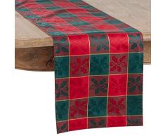 Occasion Gallery Servietten und Tischdecken, Motiv Stechpalme, Rot/Grün Cape Cod 14 X 108 Runner rot/grün