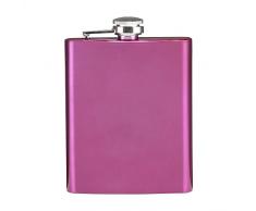 eBuyGB 1328538a Flachmann, 7 Ounces, fuchsia