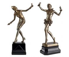 Design Toscano Art Deco Dancer by Pierre Le Faguays (1892-1962) Statue, Polyresin, Bronze