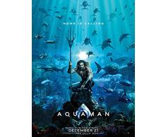 Petwho Filmposter Aquaman, Standardgröße 45,7 x 61 cm