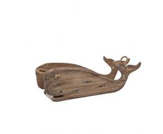 Beachcombers Holz-Ablage für Tresen, Mehrfarbig