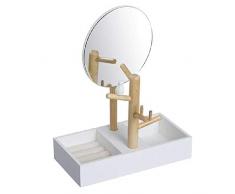 dcasa DCASA Schmuckkästchen mit Schmuckständer Schmuckorganizer für Schrank Aufbewahrung für Festliche Dekorationen für Zuhause Unisex Erwachsene Mehrfarbig (Mehrfarbig), einzigartig