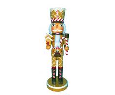 Santas Workshop Nussknacker, Lebkuchensoldat, 35,6 cm, Mehrfarbig