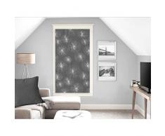 Soleil docre Lionel Scheibengardine, Polyester, Grau, 60 x 160 cm