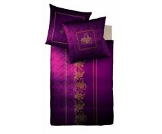 fleuresse G402215-0004-0100 Satin Bettwäsche zürich 135 x 200 cm rubin