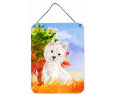 Carolines Treasures Fall Westie Türaufhänger, Wanddekoration, mehrfarbig