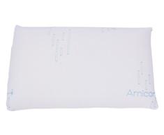 Soffim Kopfkissen Memory Foam weiß/himmelblau 42 x 72 x 12 cm