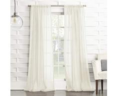 Nr.918 Tayla Crushed Texture Semi-Sheer Schlaufenschal 50 x 63 Cremeweiß