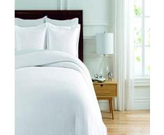 Soho New York Home Lafayette Bettwäsche-Set für Doppelbett, Weiß