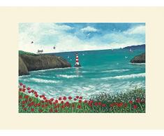 Jo Grundy Drucken, Papier, Mehrfarbig, 30 x 40cm