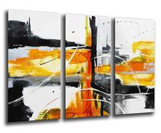 Wandbild - Abstraktes Kunst Bild, 97 x 62 cm, Holzdruck - XXL Format - Kunstdruck, ref.26182