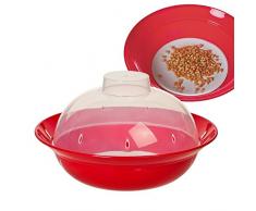 Progressive gmmc-880ml bevorzugen Popcorn Mikrowelle, Kunststoff, rot, 26 x 26 x 16 cm