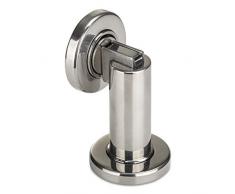 Sotech 2 x SO-TECH® Türfeststeller Magneto glänzend poliert Ø 50 mm Höhe 90 mm für Wand- u. Bodenmontage
