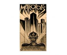 wall-art Die Kunst Wand Metropolis Filmposter 11 von 43 cm gerollte Leinwand
