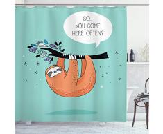 ambesonne Polyester-Decor Kollektion-Badezimmer Dusche Vorhang