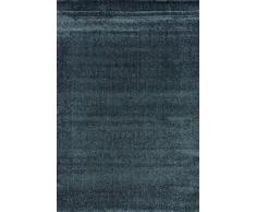 G & G Flora Carpets Modern Fries/superverso Teppichläufer, Hardware Synthetik, Blau, 300 x 80 x 1,2 cm