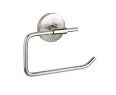 WENKO Toilettenpapierhalter Cuba Matt, Papierrollenhalter hält das WC-Papier griffbereit, in massiver Qualität aus rostfreiem Zinkdruckguss mit mattiertem Finish, 13,5 x 9,5 x 4 cm