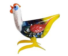 EE Glass Glasfigur Henne Glaskunst mundgeblasen Sammlerfigur