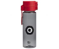 Tinc FCWB2KBKTIC Wasserflasche, plastik, Grau, Rot