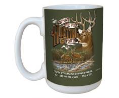 Tree Free ohne Deer Hunter lm44208 15 ml, Psalm 42:1: Tasse aus Keramik mit Griff, Standardgröße