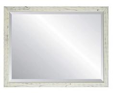Alpine Art & Mirror Harbour Collection Weathered White Wall Mirror Wandspiegel
