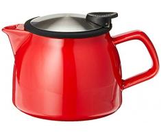 Forlife Keramik-Teekanne mit Teesieb, 470 ml 16 oz. /470ml. rot