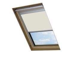Bloc Skylight Rollo 10 (114/118) für Fakro Dachfenster Blockout, weiß